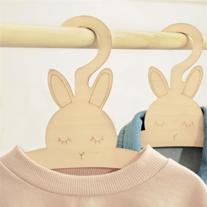 20 Peças Cabide de Madeira Fof - Baby Clothing Hanging Rack avaliação e preço