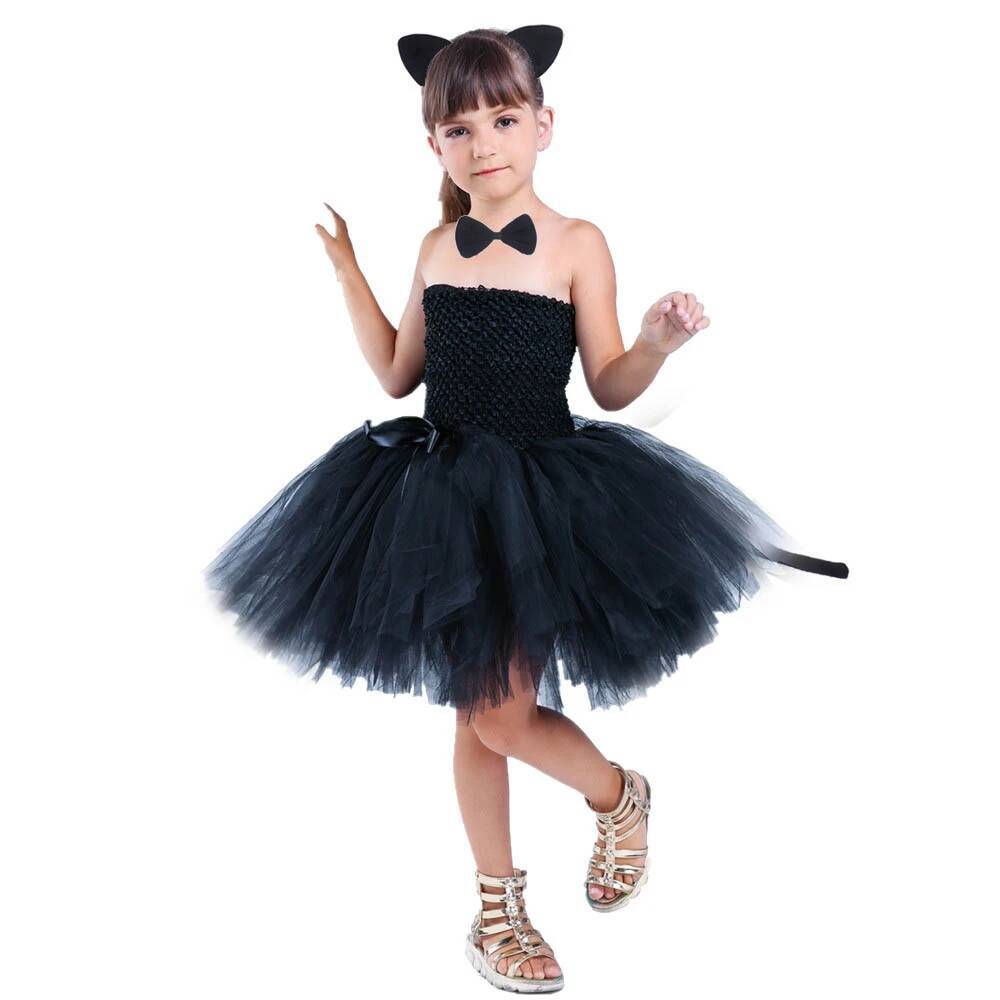 Vestido Tutu de Gato Preto Fof - Baby Clothing Dresser avaliação e preço